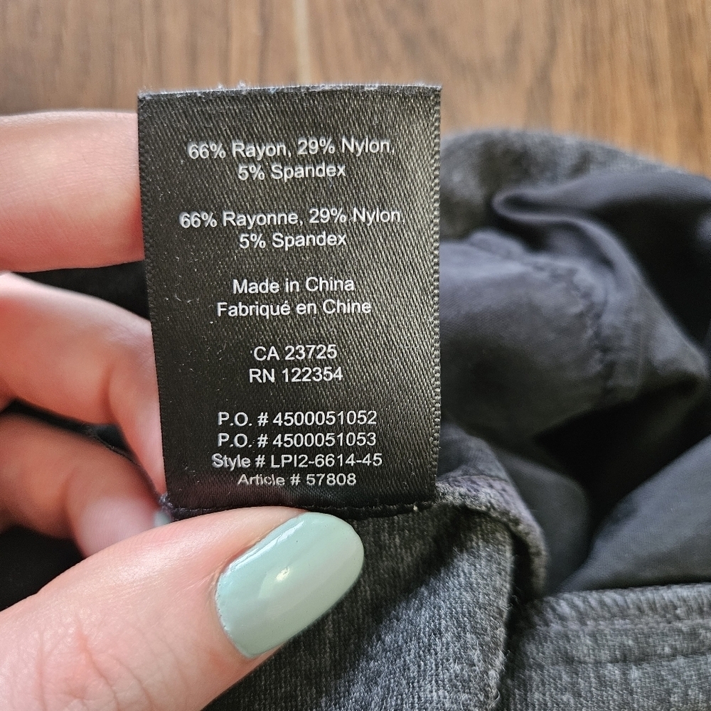 Aritzia Talula Gray Wide Leg Trousers Size 6 - Picture 6 of 7